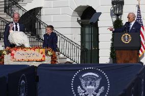 President Biden Pardons Turkeys At White House