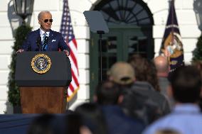 President Biden Pardons Turkeys At White House