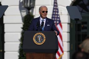 President Biden Pardons Turkeys At White House