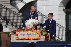 President Biden Pardons Turkeys At White House