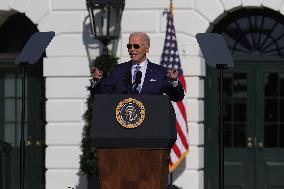 President Biden Pardons Turkeys At White House