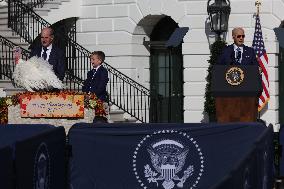 President Biden Pardons Turkeys At White House