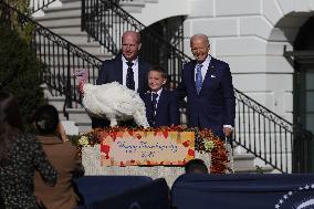 President Biden Pardons Turkeys At White House