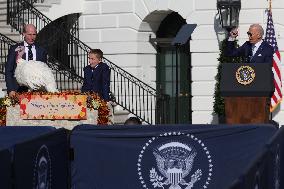 President Biden Pardons Turkeys At White House