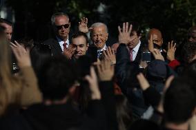 President Biden Pardons Turkeys At White House