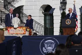 President Biden Pardons Turkeys At White House