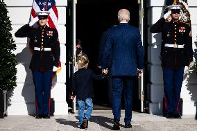 Biden Pardons the Thanksgiving Turkey - Washington