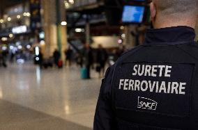 Minister of Transports at Gare du Nord - Paris