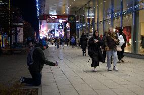 Daily Life In Warsaw During Black Friday Week.