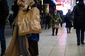 Daily Life In Warsaw During Black Friday Week.