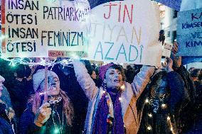 Protest In Istanbul For The International Day For The Elimination Of Violence Against Women