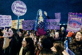 Protest In Istanbul For The International Day For The Elimination Of Violence Against Women