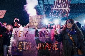 Protest In Istanbul For The International Day For The Elimination Of Violence Against Women