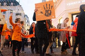 Demo And Candle Light Event For International Women's Day In Bonn