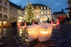 Demo And Candle Light Event For International Women's Day In Bonn