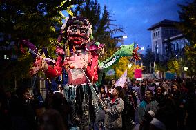 Demonstration For The Elimination Of Violence Against Women in Granada