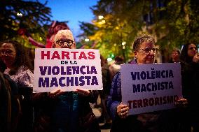 Demonstration For The Elimination Of Violence Against Women in Granada