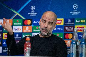 Manchester City Training Session And Press Conference - UEFA Champions League 2024/25 League Phase MD5