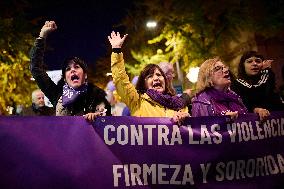 Demonstration For The Elimination Of Violence Against Women in Granada