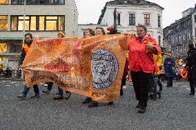 Demo And Candle Light Event For International Women's Day In Bonn