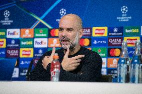 Manchester City Training Session And Press Conference - UEFA Champions League 2024/25 League Phase MD5