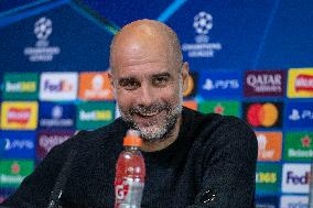 Manchester City Training Session And Press Conference - UEFA Champions League 2024/25 League Phase MD5