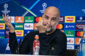 Manchester City Training Session And Press Conference - UEFA Champions League 2024/25 League Phase MD5