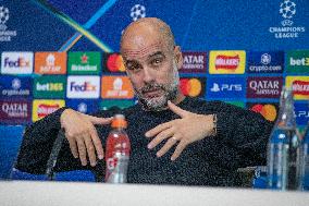 Manchester City Training Session And Press Conference - UEFA Champions League 2024/25 League Phase MD5