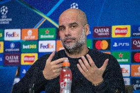 Manchester City Training Session And Press Conference - UEFA Champions League 2024/25 League Phase MD5