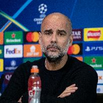 Manchester City Training Session And Press Conference - UEFA Champions League 2024/25 League Phase MD5