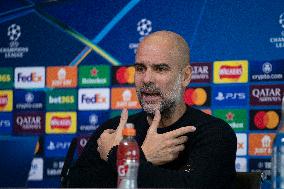 Manchester City Training Session And Press Conference - UEFA Champions League 2024/25 League Phase MD5