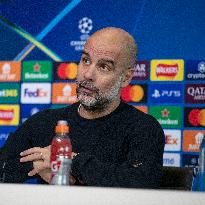 Manchester City Training Session And Press Conference - UEFA Champions League 2024/25 League Phase MD5