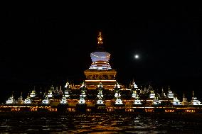 Zunsheng forest of pagodas in Daocheng