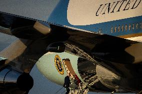 Biden Boards Air Force One - Joint Base Andrews