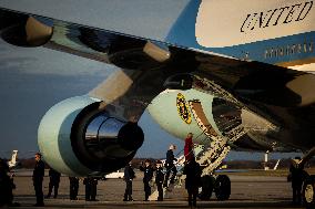 Biden Boards Air Force One - Joint Base Andrews