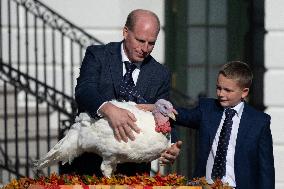 Biden Pardons The Thanksgiving Turkey - Washington