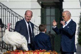 Biden Pardons The Thanksgiving Turkey - Washington