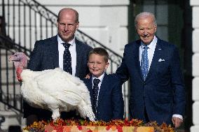 Biden Pardons The Thanksgiving Turkey - Washington