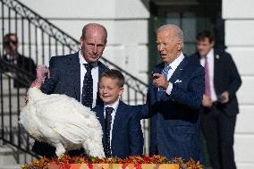 Biden Pardons The Thanksgiving Turkey - Washington