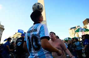 4th Anniversary Of The Farewell Of Diego Armando Maradona