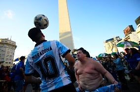 4th Anniversary Of The Farewell Of Diego Armando Maradona