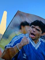 4th Anniversary Of The Farewell Of Diego Armando Maradona