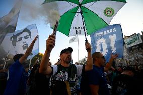 4th Anniversary Of The Farewell Of Diego Armando Maradona