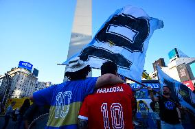 4th Anniversary Of The Farewell Of Diego Armando Maradona