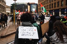 Pro-Palestinian Demonstration In Milan