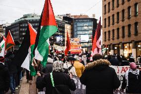 Pro-Palestinian Demonstration In Milan