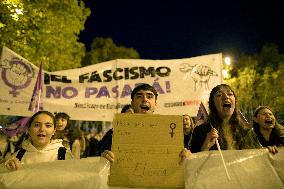 International Day For The Elimination Of Violence Against Women In Madrid