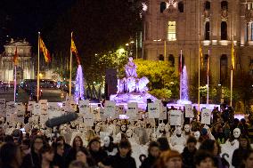 Spain Feminist Demonstration 25N