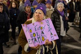 Spain Feminist Demonstration 25N