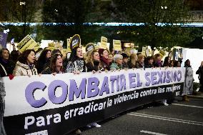 Spain Feminist Demonstration 25N